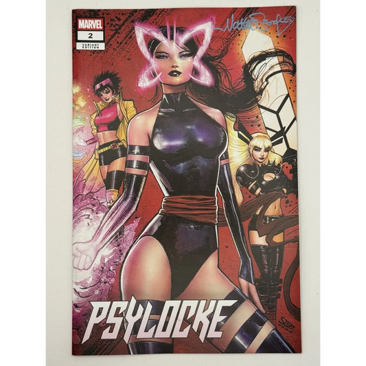 Signed Psylocke comic book by Nathan Szerdy from Unknown Comics Nathan