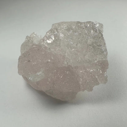 Naturally etched kunzite crystal cluster from Brazil and Afghanistan