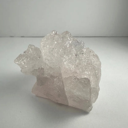 Naturally etched kunzite crystal from Brazil and Afghanistan