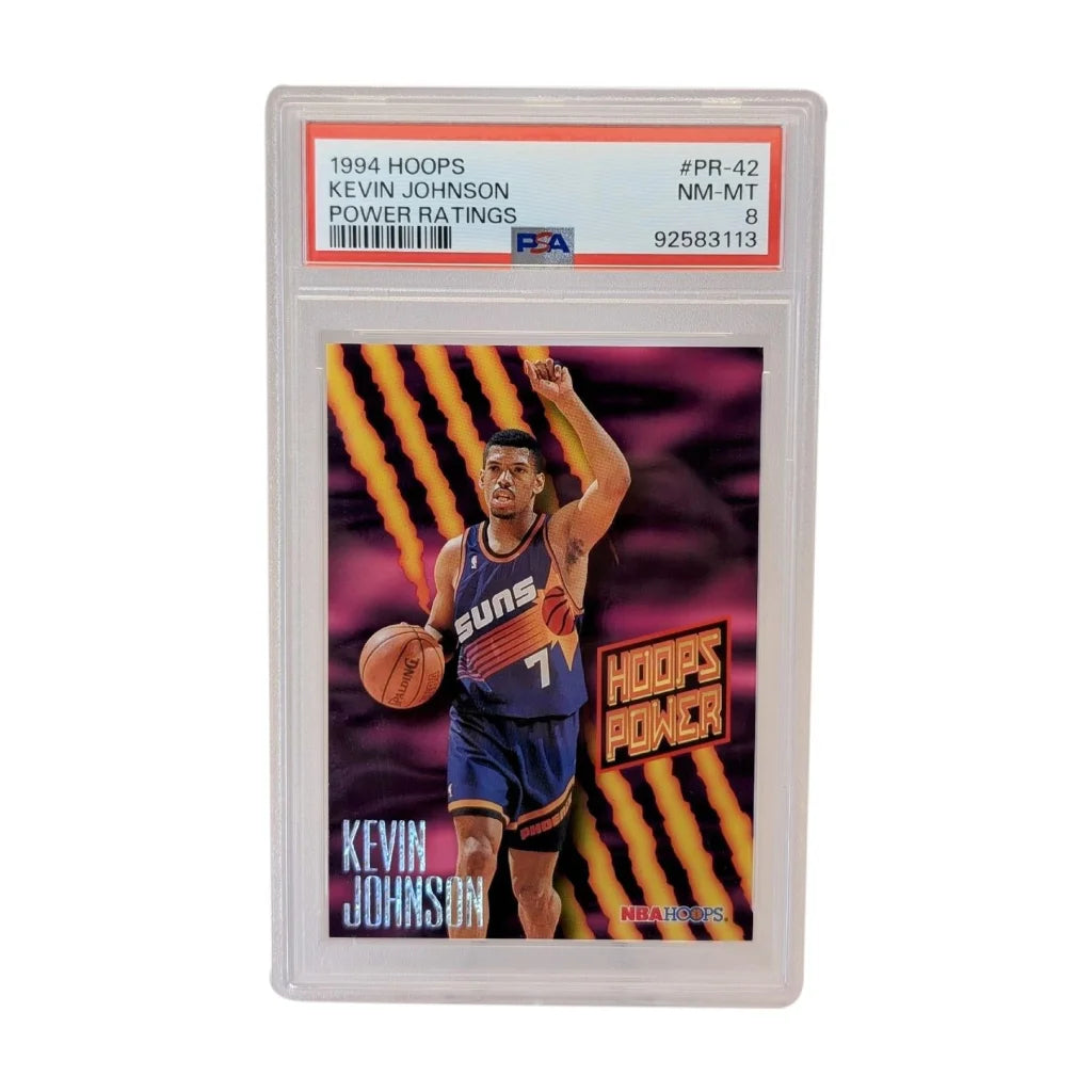 NBA Hoops Power Kevin Johnson Graded PSA 8 Suns Card | Creative Sports | vintageantiquesgifts.com
