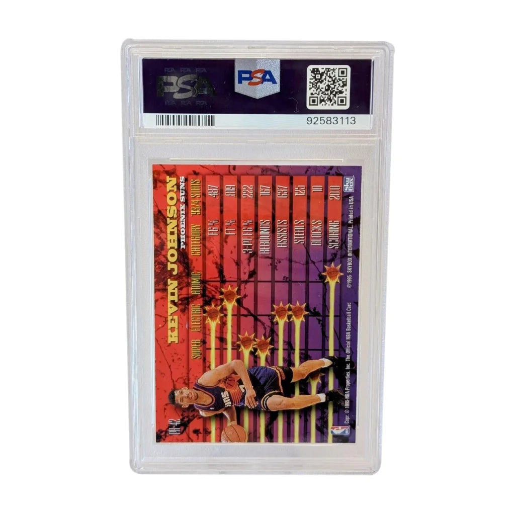 NBA Hoops Power Kevin Johnson Graded PSA 8 Suns Card | Authentic Sports Collectible | vintageantiquesgifts.com