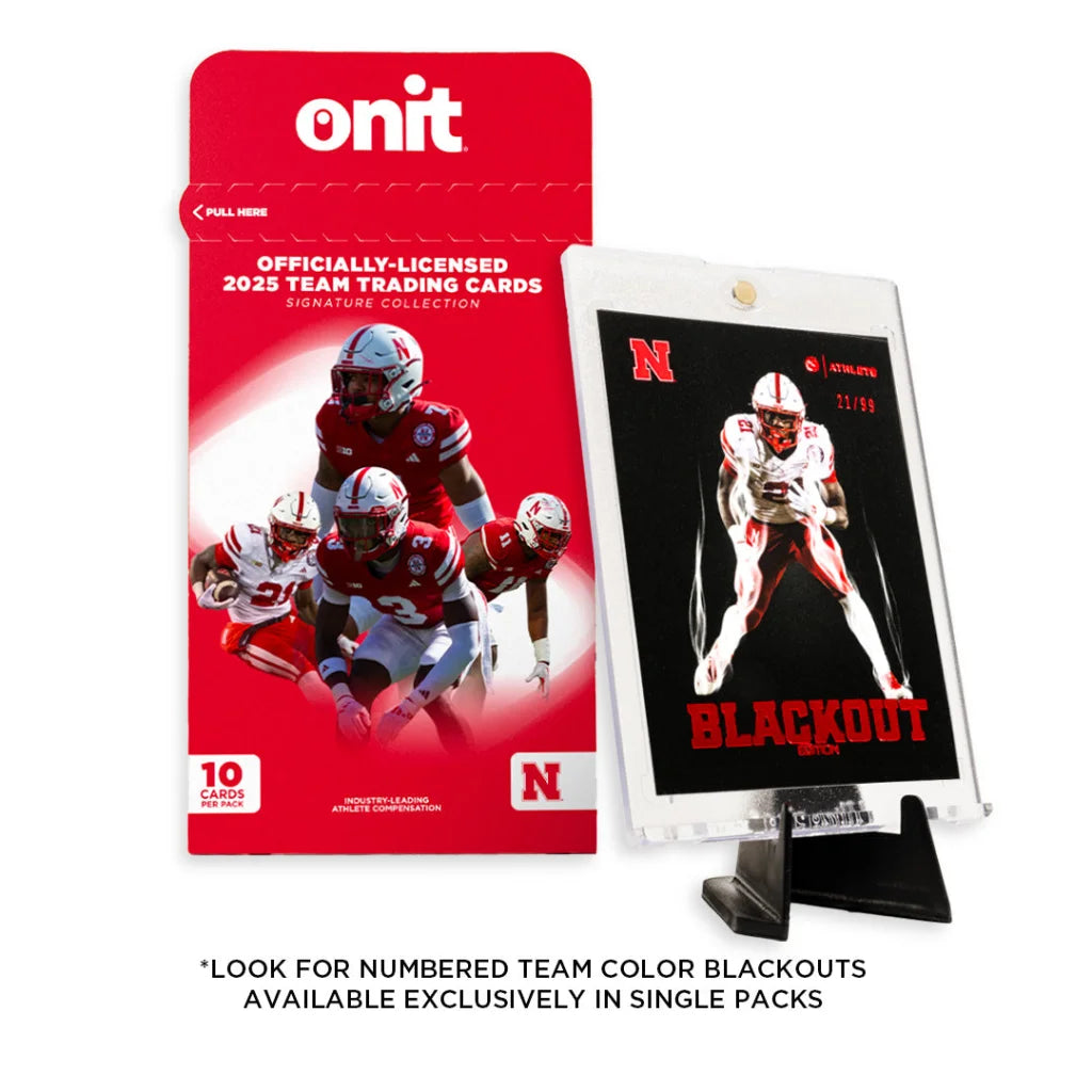 2023 Nebraska Cornhuskers football trading cards single pack