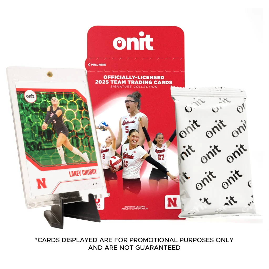 2023 Nebraska Cornhuskers volleyball trading cards single pack with autographs