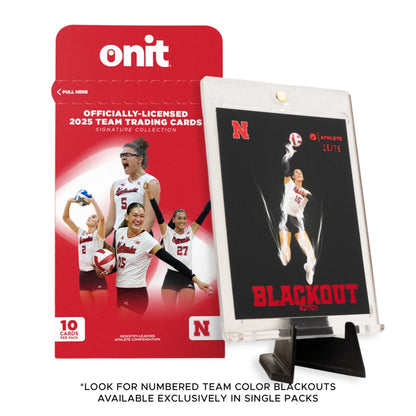 2023 Nebraska Cornhuskers volleyball trading cards single pack with autographs