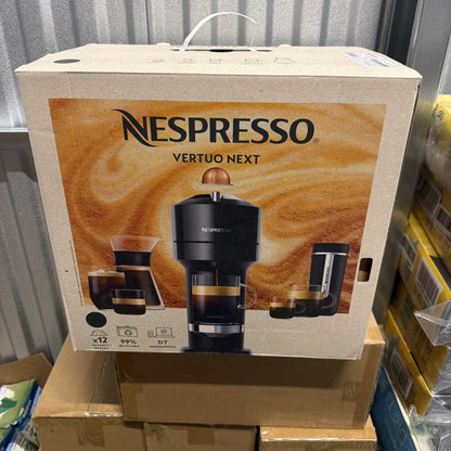 Nespresso GCV1 Vertuo Next black coffee machine in original packaging