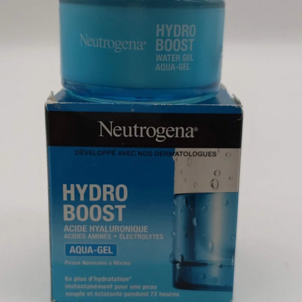 Neutrogena Hydro Boost Aqua Gel in translucent blue jar