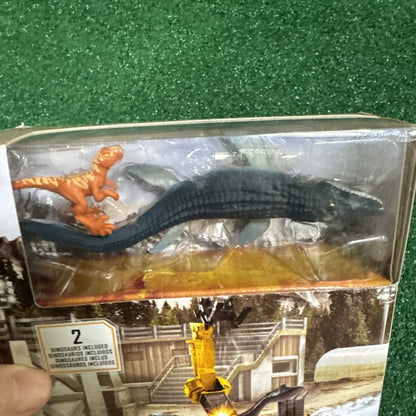 NEW RARE Jurassic World Dominion Mosasaurus Mayhem Minis Playset