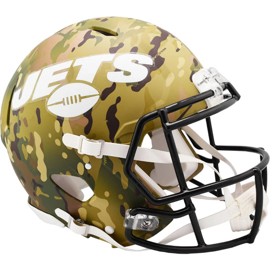 New York Jets Camo Helmet Full Size Authentic NFL Gear | Creative Sports | vintageantiquesgifts.com