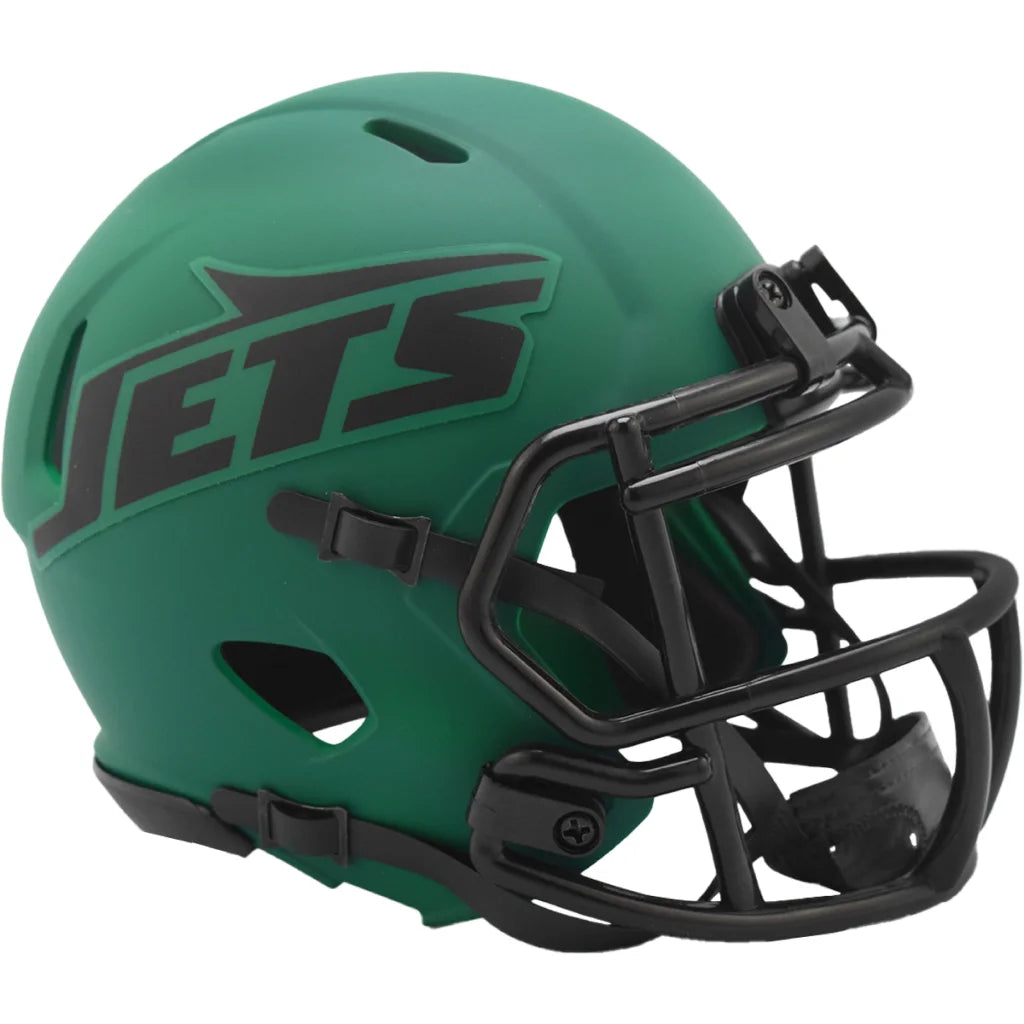 New York Jets Helmet Riddell Replica Full Size Speed Style Rave Alternate
