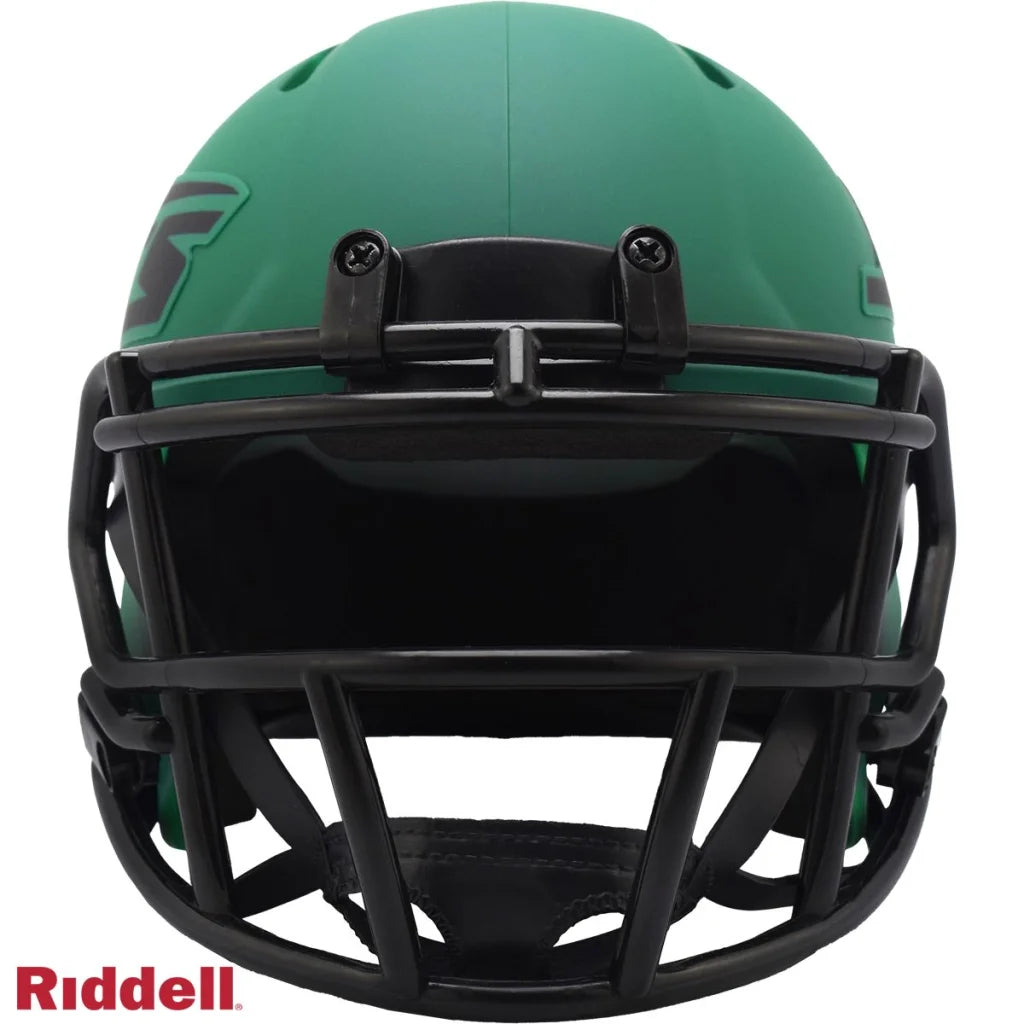 Jets Matte Green Mini Football Helmet Features – Vintage and Antique Gifts