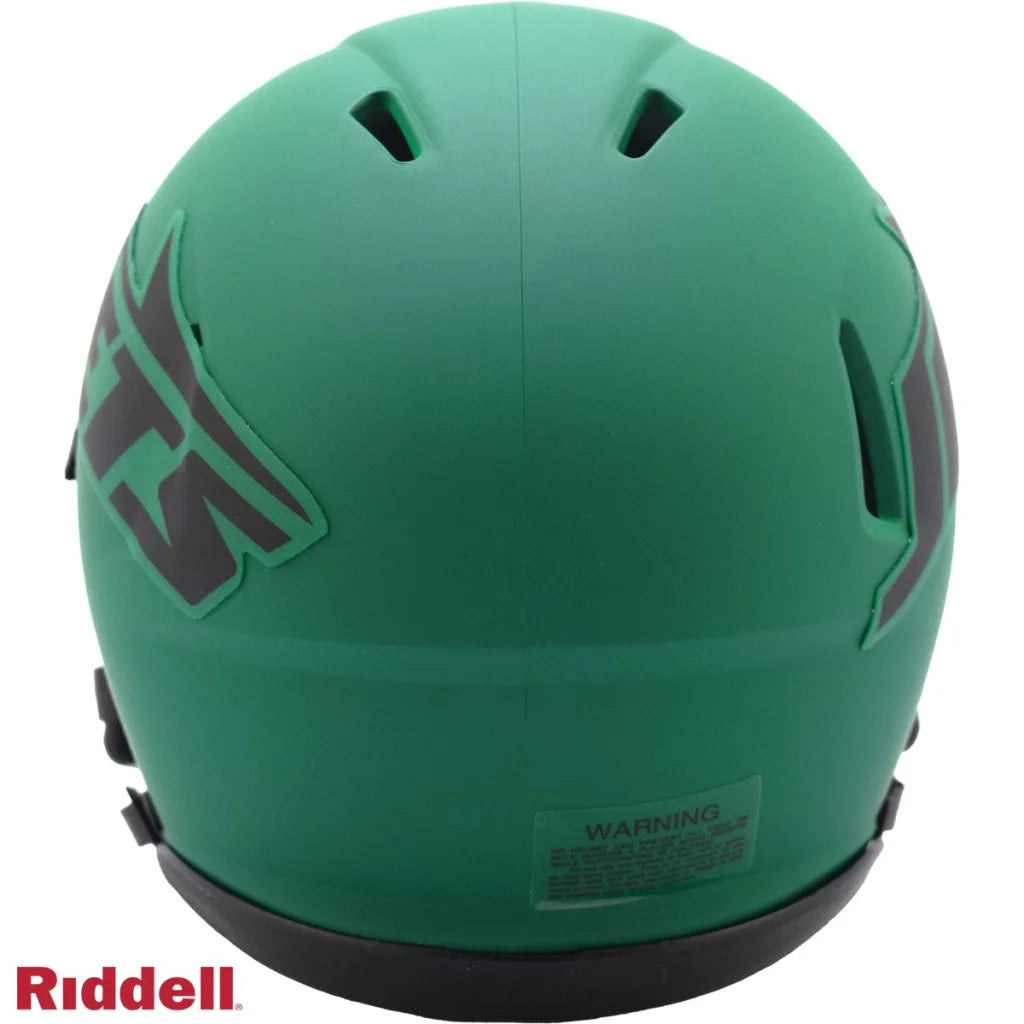 New York Jets Rave Mini Football Helmet Features Matte Green | Authentic Sports Collectible | vintageantiquesgifts.com