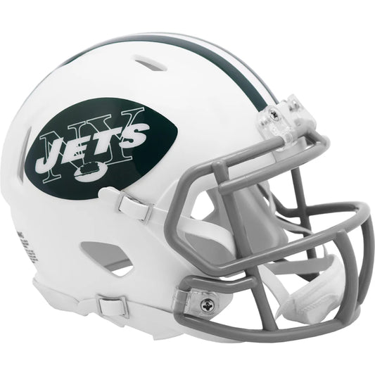 New York Jets Riddell Speed Mini Helmet Throwback Edition | Creative Sports | vintageantiquesgifts.com