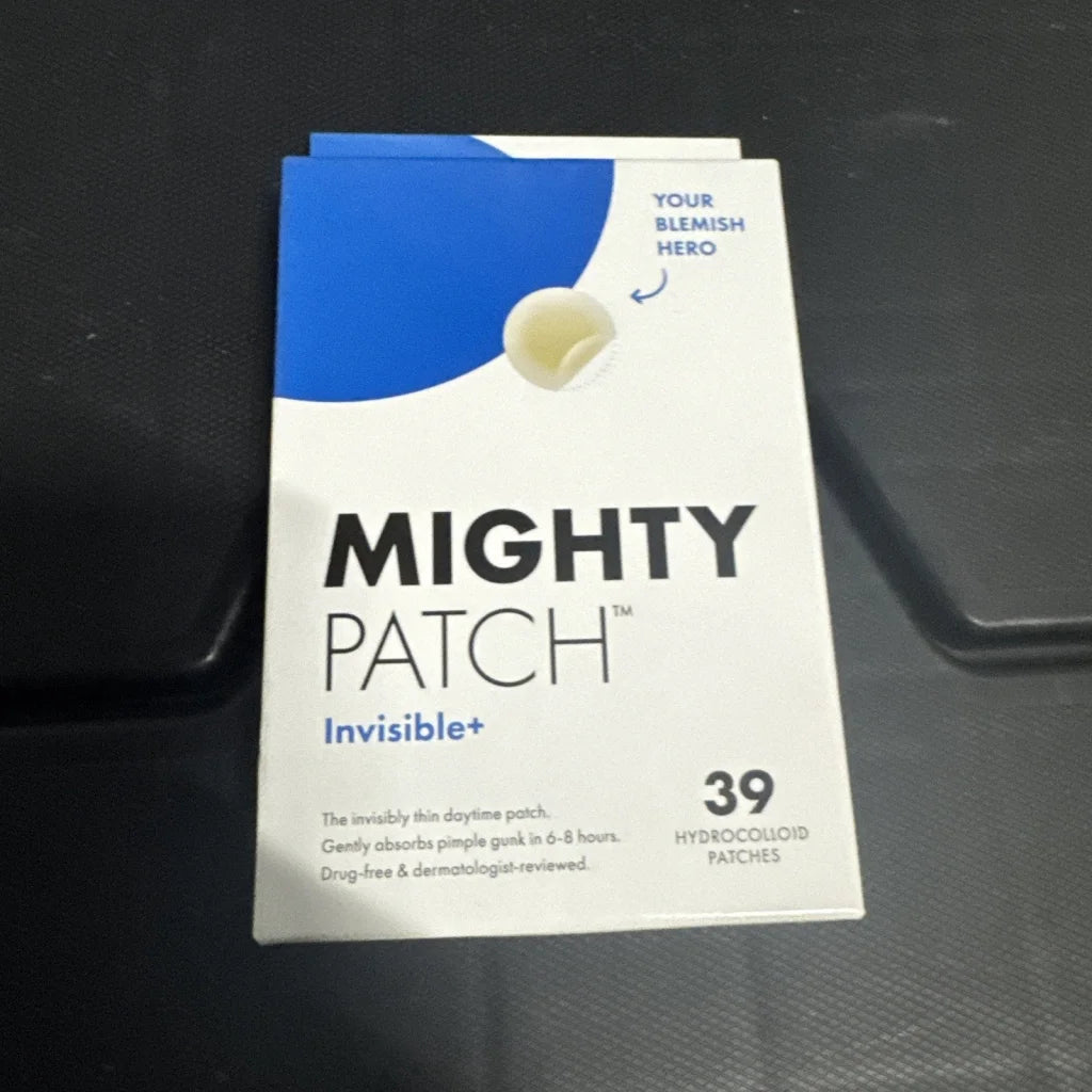 NIB Hero Mighty Patch Invisible+ 39 hydrocolloid patches, white blue box