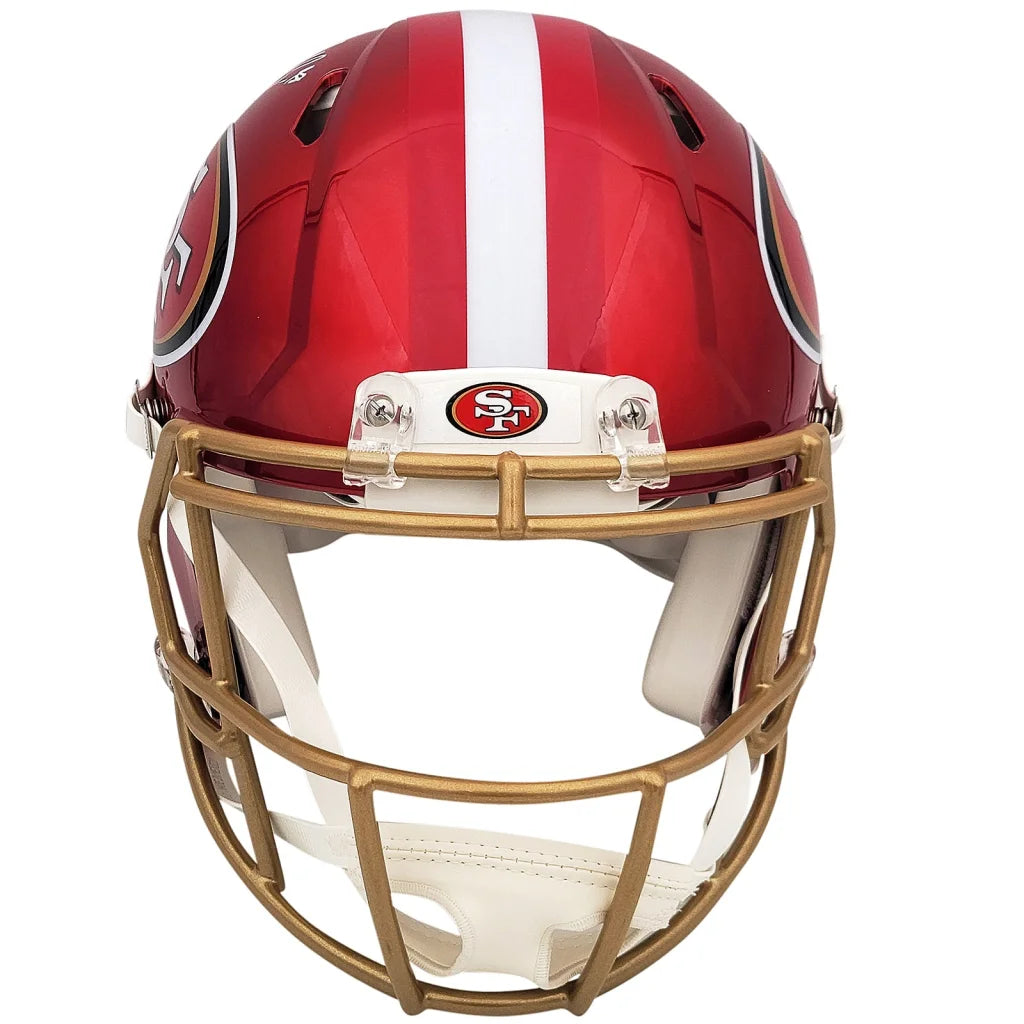 Nick Bosa autographed 49ers Flash Alternate replica helmet