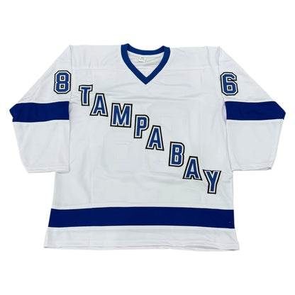 Nikita Kucherov autographed white Tampa Bay Lightning jersey #86