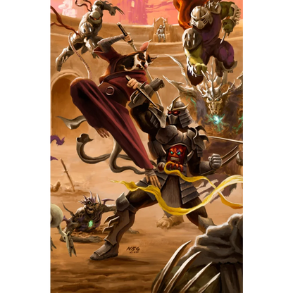 Teenage Mutant Ninja Turtles in Battle Nexus action comic adventure