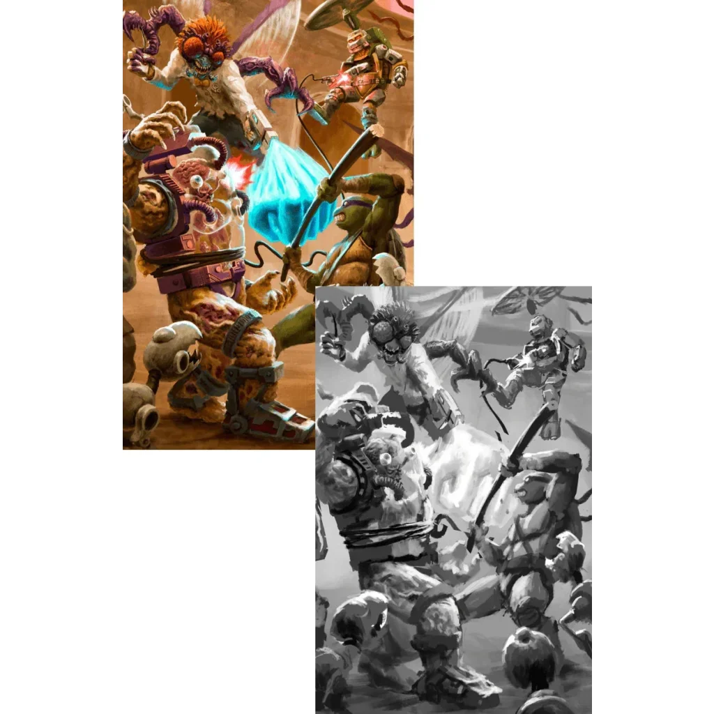 Ninja Turtles battle nexus comic adventure with monsters