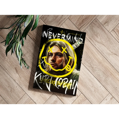 Nirvana Nevermind album art on aluminum print set