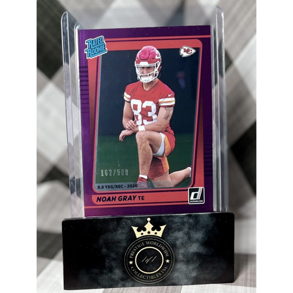 Noah Gray 2017 Panini Prestige Purple Rookie Card from Prestige Worldwide Collectibles