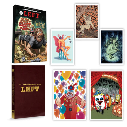 Noah Van Sciver deluxe horror comedy comic collection with comic book and art prints