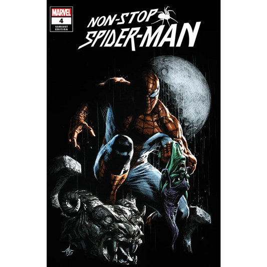 Comic book featuring Spider-Man and Green Goblin from Non Stop Spider Man Issue 4 Unknown Comics