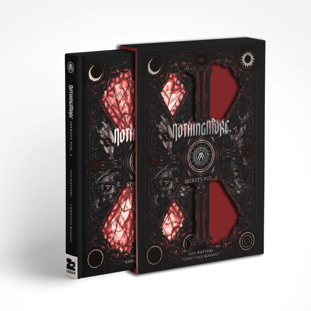 Dark ornate spirits vol books with red accents from Christian Rosado deluxe edition