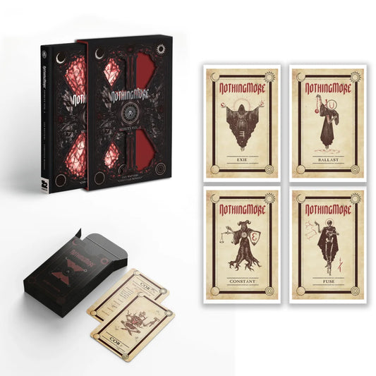 Nothing More Spirits Vol super deluxe box set with tarot-style cards featuring Christian Rosado
