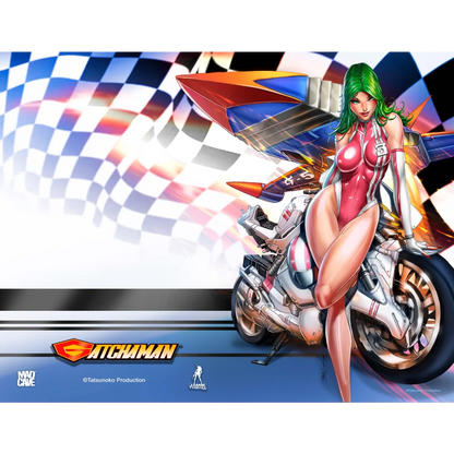 NYCC Gatchaman virgin swim wraparound futuristic motorcycle