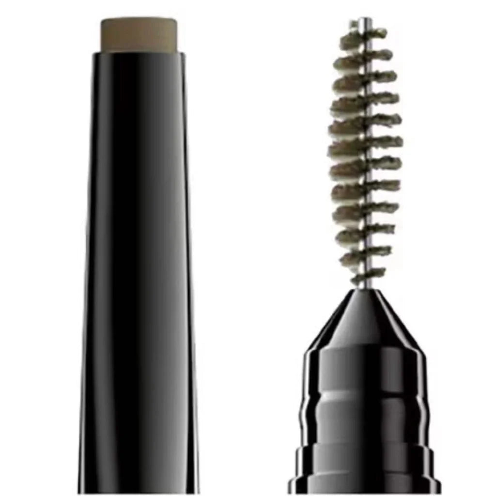 NYX Precision Brow Pencil Taupe black cylindrical brow pencil with spoolie