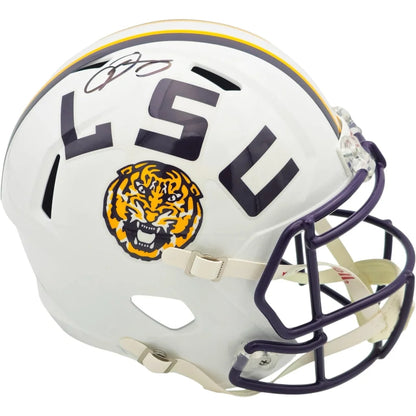 Odell Beckham Jr. autographed LSU Louisiana State Tigers replica helmet