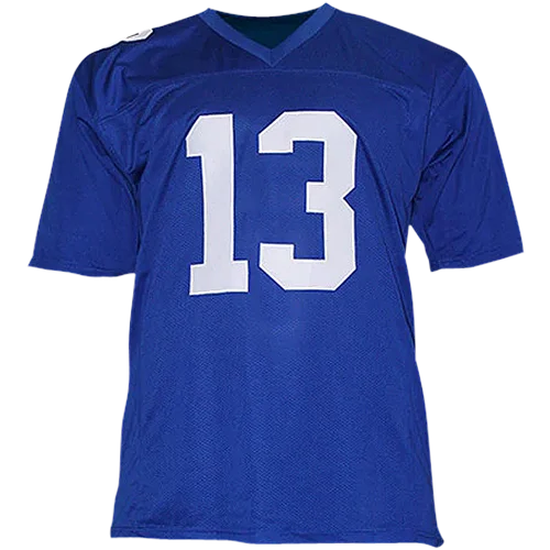 Odell Beckham Jr. autographed New York Giants blue custom jersey #13