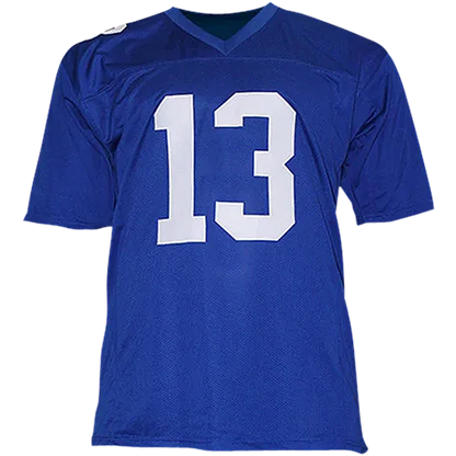 Odell Beckham Jr. autographed New York Giants blue custom jersey #13