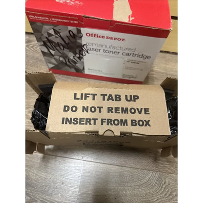 Office Depot reman laser toner cartridge Q2610A in original packaging