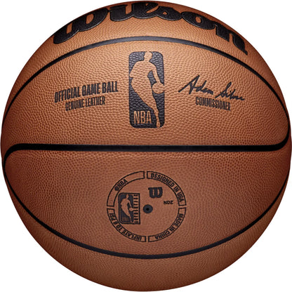 Wilson Official NBA Game Ball, genuine leather basketball
