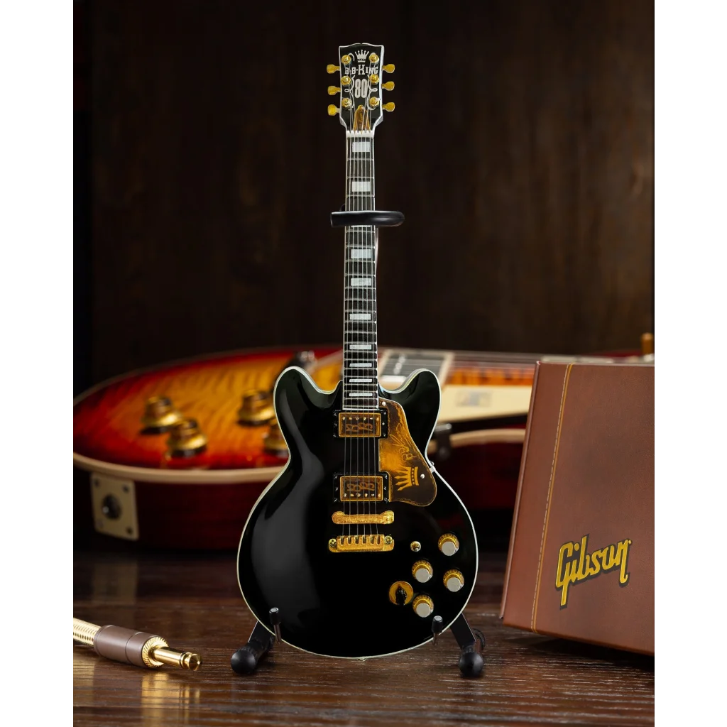 Black Gibson ES-345 Axe Heaven officially licensed BB King guitar model