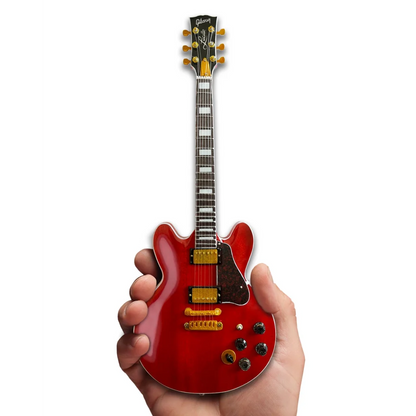 Officially licensed BB King Lucille guitar model by Axe Heaven® in cherry sunburst