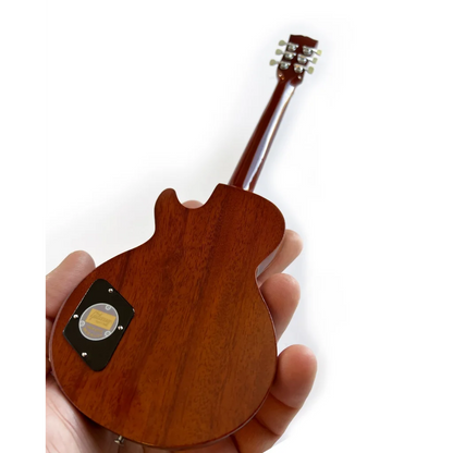 Officially licensed Billy F Gibbons gold top mini guitar by Axe Heaven®