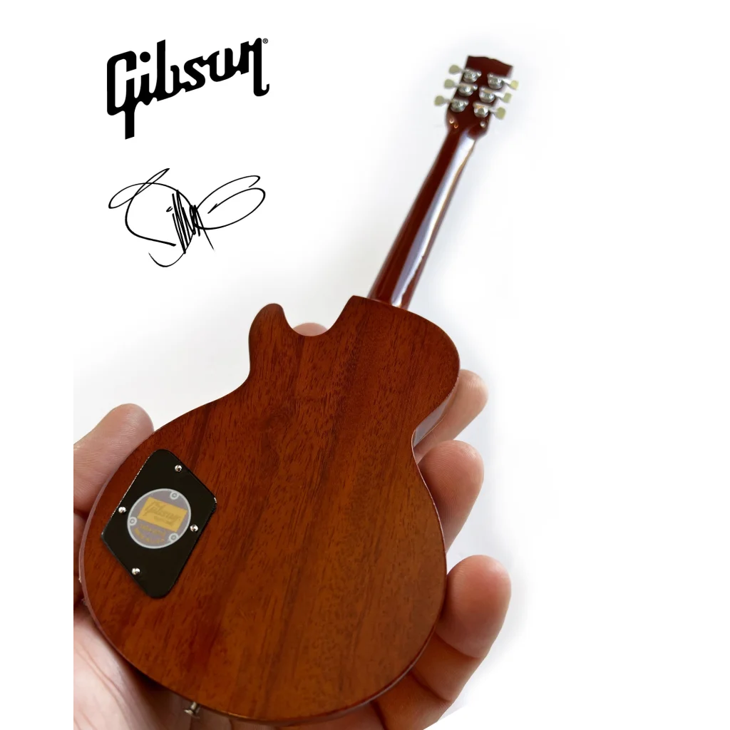 Officially licensed Billy F Gibbons gold top mini guitar by Axe Heaven®