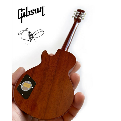 Officially licensed Billy F Gibbons gold top mini guitar by Axe Heaven®