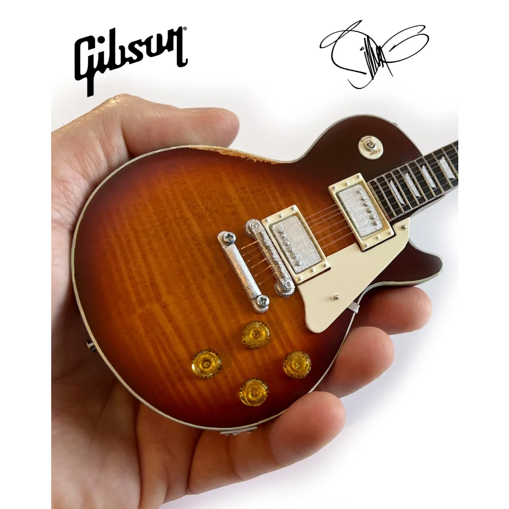 Officially licensed Billy F Gibbons Axe Heaven sunburst mini Les Paul guitar