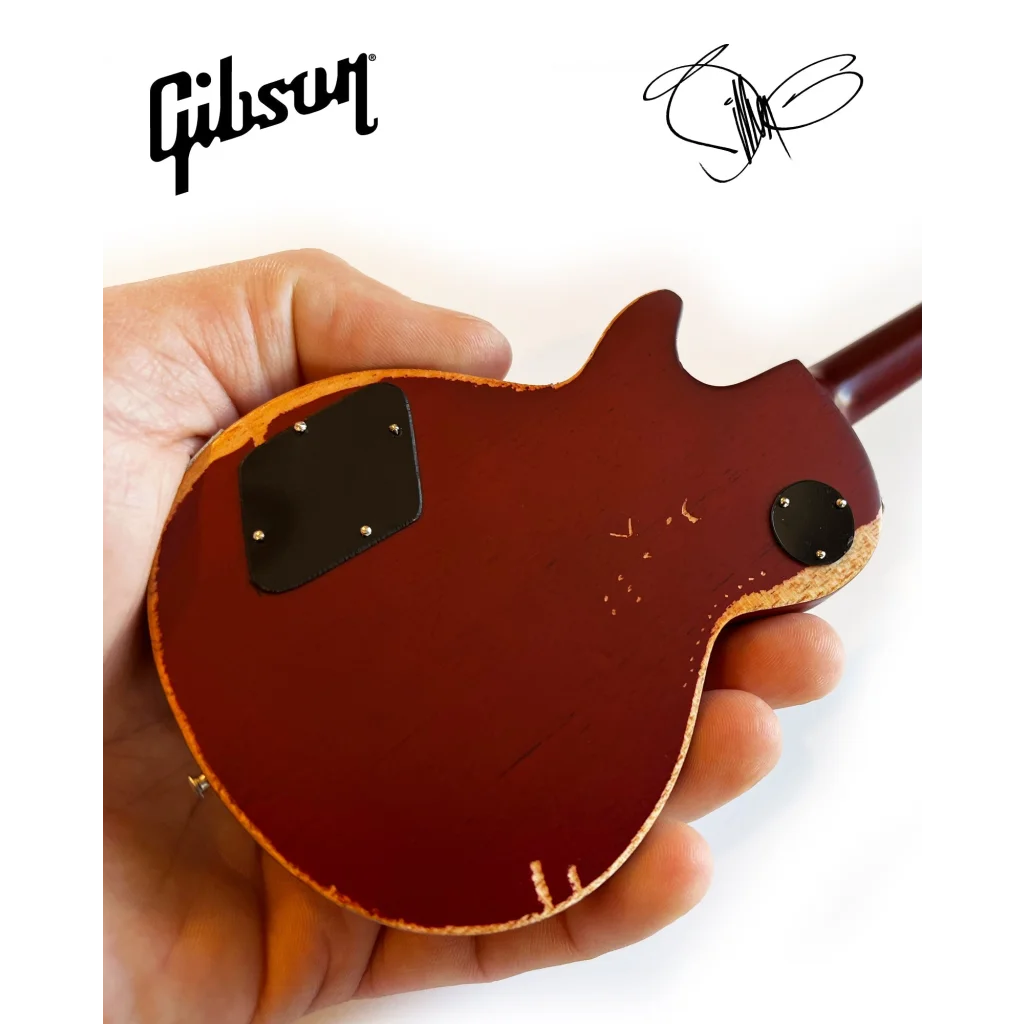 Officially licensed Billy F Gibbons Axe Heaven mini guitar with pickguard
