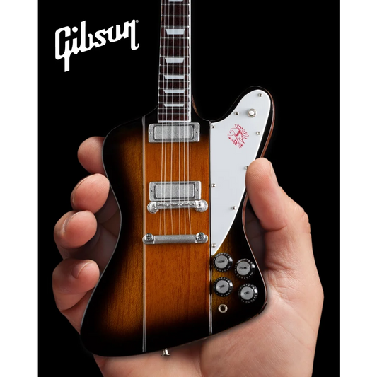 Officially licensed Gibson Firebird guitar model in sunburst