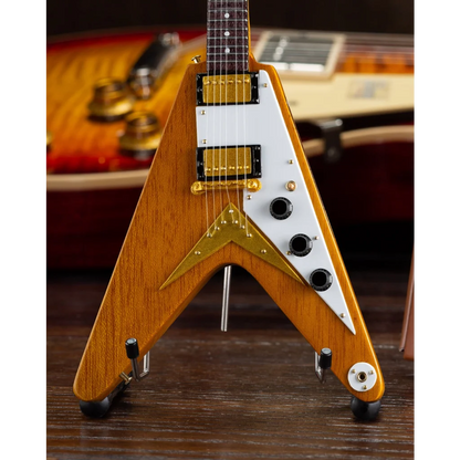 Officially licensed gibson flying v mini guitar model by axe heaven®