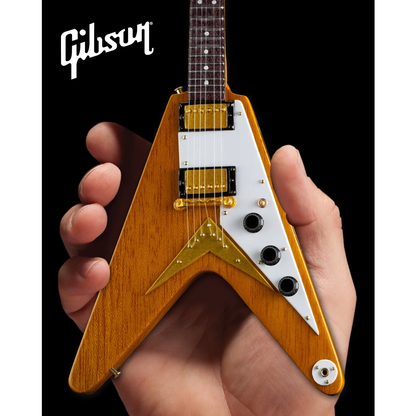 Officially licensed Gibson Flying V guitar model by Axe Heaven, sunburst finish
