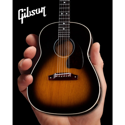 Officially licensed gibson j-45 mini guitar model by axe heaven® in sunburst