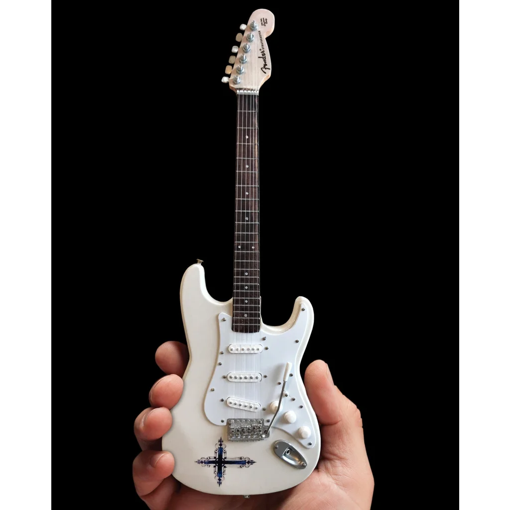Officially licensed Kenny Wayne Axe Heaven white mini Strat guitar
