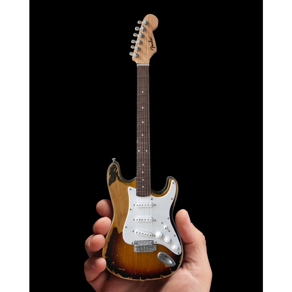 Axe Heaven officially licensed Kenny Wayne 2-tone sunburst mini Stratocaster guitar