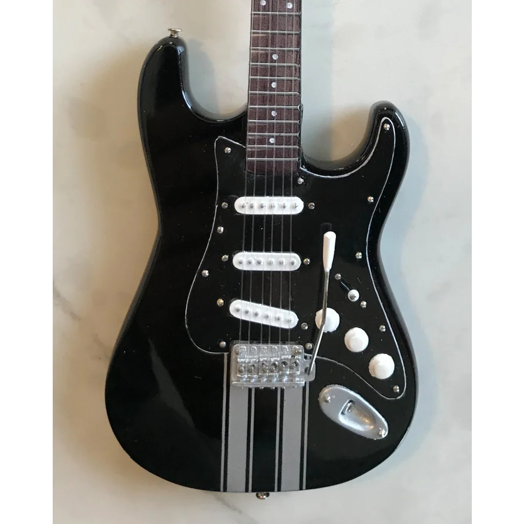 Officially licensed Kenny Wayne Axe Heaven mini black Stratocaster guitar
