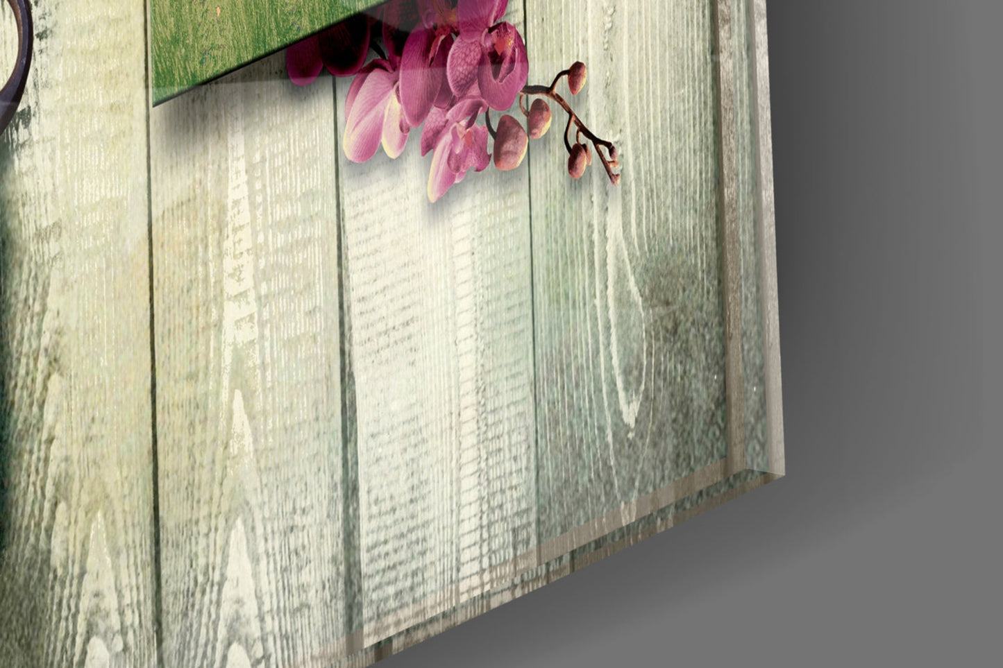 Rustic Home Letters Wood Panel Glass Wall Art