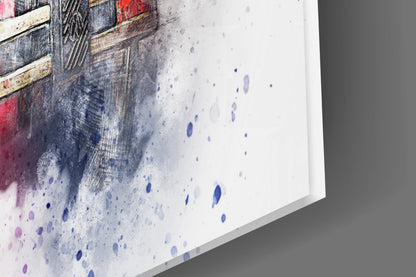 Retro Bubble Car Glass Wall Art
